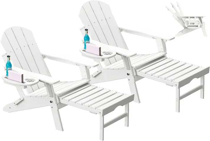 TREVALIS All-Weather Adirondack Chair